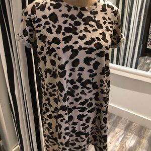 Brunette the Label leopard tee dress